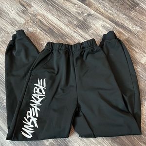 Unspeakable jogger pants